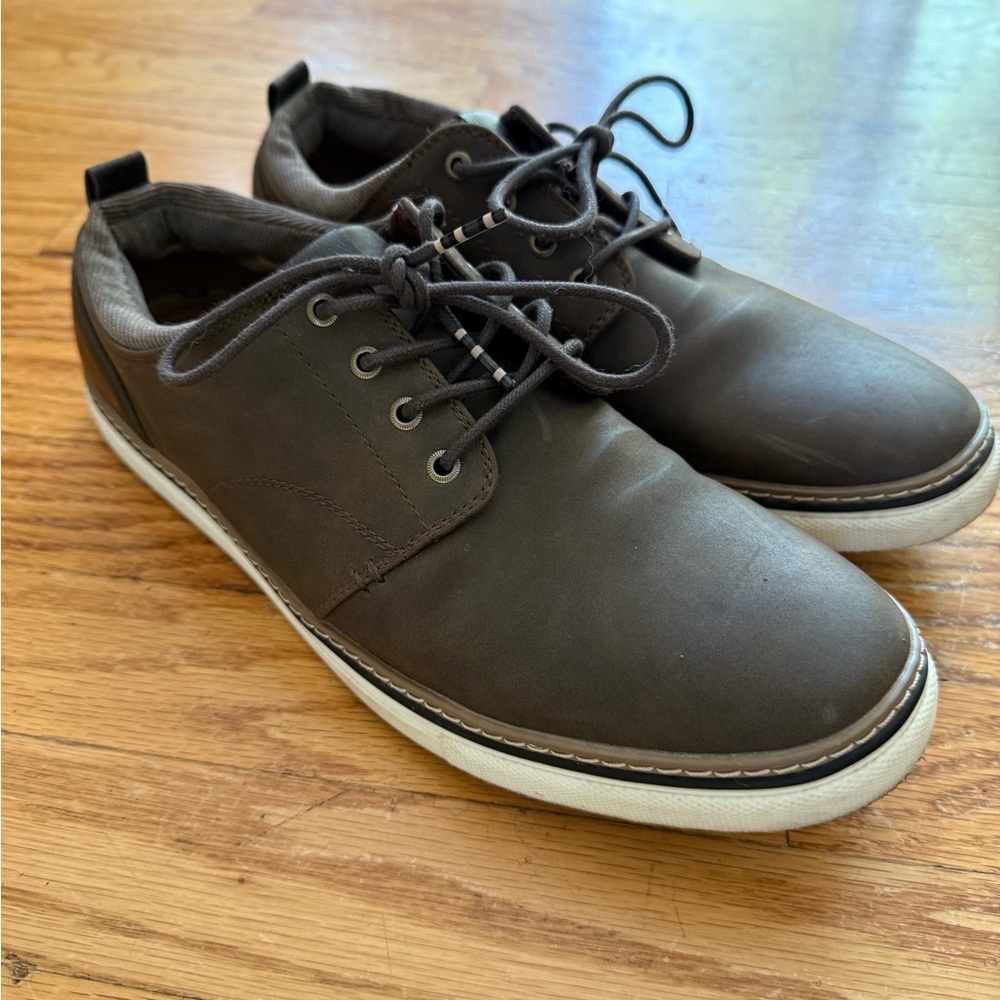 Seven91 Brown Leather Sneakers